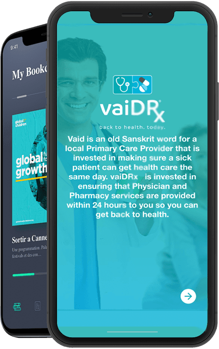 The VaidRx mobile app